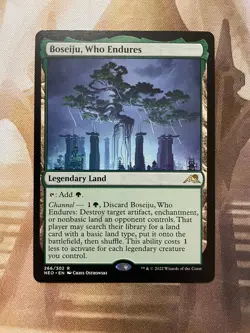 MTG - BOSEIJU, WHO ENDURES [NEO] -EX/NM [+ FREE BOOSTER!] - Image 1