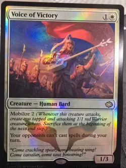 Voice of Victory Foil - Tarkir Dragonstorm - Magic the Gathering - Image 1