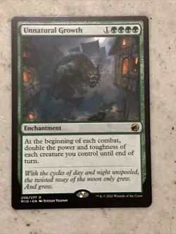Unnatural Growth - Innistrad: Midnight Hunt - MTG - Image 1