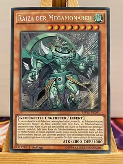Raiza Der Mega Monarch MP15-DE091 Secret Rare Deutsch NM YUGIOH - Image 1