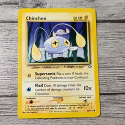 Chinchou Neo Genesis EX, 55/111 Pokemon Card MP - Image 1