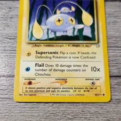 Chinchou Neo Genesis EX, 55/111 Pokemon Card MP - Image 3