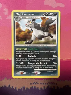 Pokemon Card Mightyena Platinum Uncommon 54/127 Near Mint - Image 1