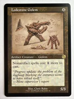 1x Lodestone Golem (92) The Brothers' War Retro Artifacts LP MTG Magic x1 MKE - Image 1