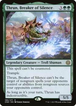 🧙Thrun, Breaker Of Silence R Foil 186/271 ONE Phyrexia All Will Be One MTG - Image 1