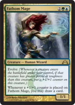 Fathom Mage - Light Play MTG Gatecrash - Image 1