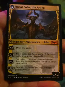 Light Play, English MTG Regular Nicol Bolas, the Ravager - the Arisen - Image 2