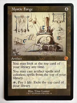 Mystic Forge Brother's War Artifact (Schematic) - MTG NM/M - Image 1