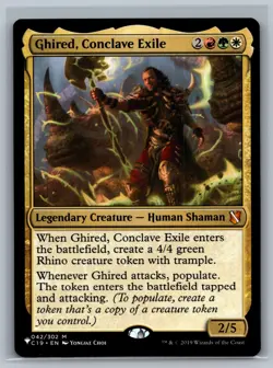 Magic MTG The List Reprints Ghired, Conclave Exile #042/302 TCG CCG - Image 1