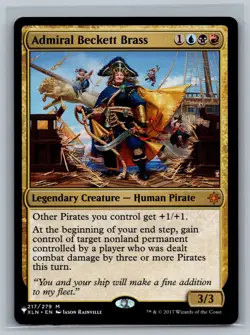 Magic The Gathering The List Reprints Admiral Beckett Brass #217/279 MTG TCG CCG - Image 1