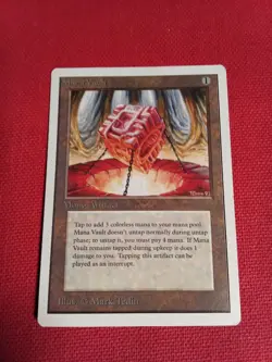 MTG Mana Vault Unlimited Edition LP Magic The Gathering See Images - Image 1