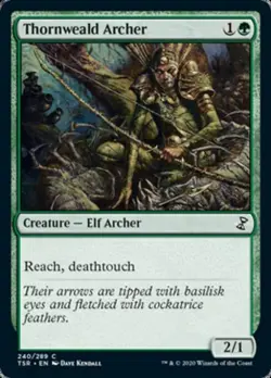 Thornweald Archer - Near Mint MTG Time Spiral Remastered - Image 1