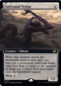 Anticausal Vestige (Extended Art) Edge of Eternities 317 NM MTG - Image 1