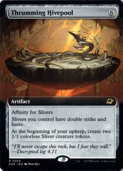 Thrumming Hivepool (Extended Art) Edge of Eternities 356 NM MTG - Image 1