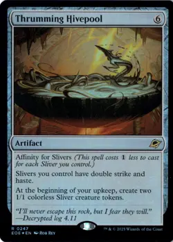 Thrumming Hivepool Foil Edge of Eternities 247 NM MTG - Image 1