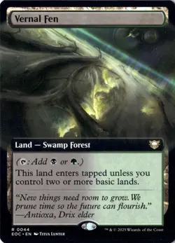 Vernal Fen (Extended Art) Commander: Edge of Eternities 44 NM MTG - Image 1