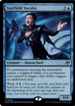 Starfield Vocalist Foil Edge of Eternities 78 NM MTG - Image 1