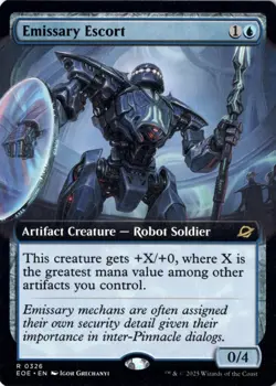 Emissary Escort (Extended Art) Edge of Eternities 326 NM MTG - Image 1