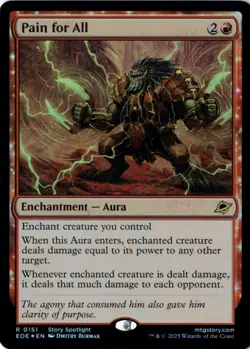 Pain for All Foil Edge of Eternities 151 NM MTG - Image 1