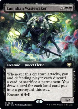 Eumidian Wastewaker (Extended Art) Commander: Edge of Eternities 28 NM MTG - Image 1