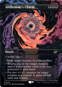 Archenemy's Charm (Borderless) Edge of Eternities 307 NM MTG - Image 1