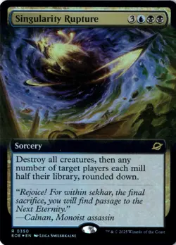 Singularity Rupture (Extended Art) Foil Edge of Eternities 350 NM MTG - Image 1