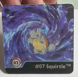 1999 Pokemon Action Flipz S1 #3 BLASTOISE/SQUIRTLE/WARTORTLE -series 1 artbox - Image 1