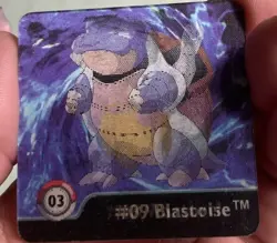 1999 Pokemon Action Flipz S1 #3 BLASTOISE/SQUIRTLE/WARTORTLE -series 1 artbox - Image 5