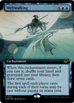 Weftwalking (Extended Art) Foil Edge of Eternities 330 NM MTG - Image 1