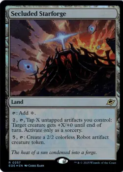 Secluded Starforge Foil Edge of Eternities 257 NM MTG - Image 1