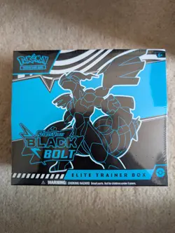 Black Bolt ETB Elite Trainer Box sealed Pokemon TCG Brand New set english - Image 1