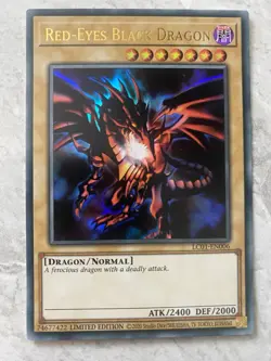 Yugioh - Red-Eyes Black Dragon - LC01-EN006 - Ultra Rare Limited Editon - Image 1