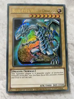 Yugioh - Blue-Eyes White Dragon - LC01-EN004 - Ultra Rare Limited Editon - Image 1