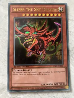 Yugioh - Slifer the Sky Dragon - LC01-EN002 - Ultra Rare Limited Editon - Image 1