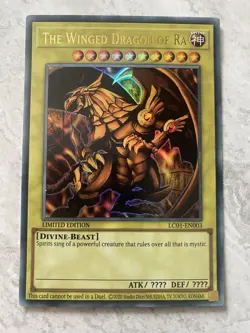 Yugioh - The Winged Dragon of Ra - LC01-EN003 - Ultra Rare Limited Editon - Image 1