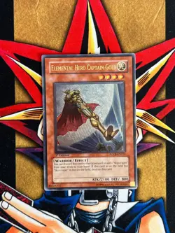 FOTB-EN014 Elemental Hero Captain Gold Ultimate Rare 1st Edition NM Yugioh Card - Image 1