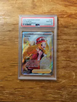 Pokemon TCG Serena Full Art Silver Tempest Holo Card 193/195 PSA 10 - Image 1