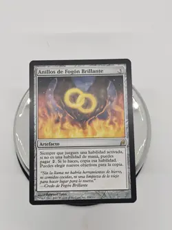 Rings of Brighthearth Lorwyn (SPANISH) LP Artifact Rare CARD - Image 1