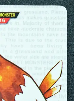 Pidgey Carddass Bandai 016 1996 Nintendo Very Rare Pokemon Card Japanese F/S - Image 3