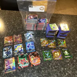 Non TCG Pokemon Chinese Cards And Stickers Lot - Image 1