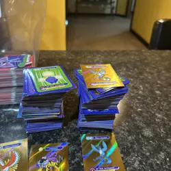 Non TCG Pokemon Chinese Cards And Stickers Lot - Image 4