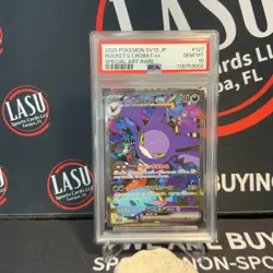 PSA 10 Rocket's Crobat EX SAR 127/098 Glory of Team Rocket Japanese Pokemon 2025 - Image 1
