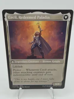 Cecil, Dark Knight Cecil, Redeemed Paladin Final Fantasy MTG Regular 0091 - Image 3