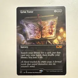 Grim Tutor (Alternate Art) #315 (NM) Core Set 2021 M21 Magic MTG - Image 1