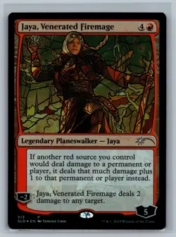 MTG Secret Lair Drop Series Jaya, Venerated Firemage (Stained Glass) #513 Foil - Image 1