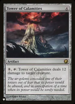 Tower of Calamities [The List] Near Mint MTG - Image 1