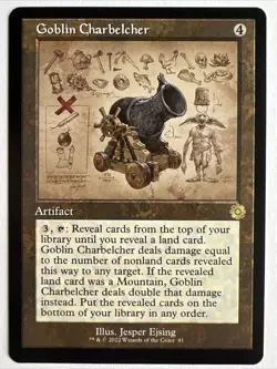 Goblin Charbelcher ~ Schematic ~ The Brothers War ~ Mtg - Image 1