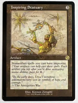 MTG Inspiring Statuary 85 | NM Near Mint | Brother's War Artifacts | 2022 - Image 1