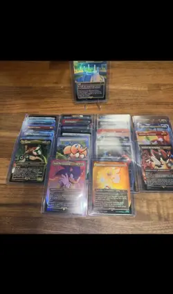MTG Sonic The Hedgehog Secret Lair FOIL COMPLETE SET - Image 2