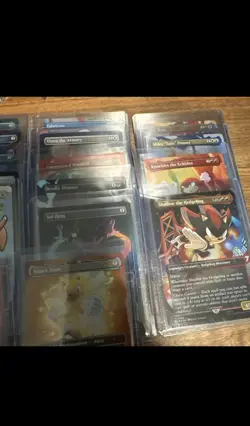 MTG Sonic The Hedgehog Secret Lair FOIL COMPLETE SET - Image 5